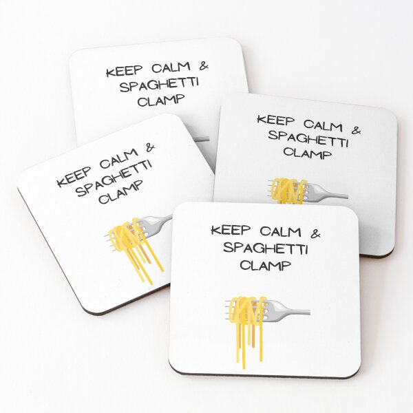 Item preview, Keep calm and spaghetti clamp, Willow Days designed and sold by avit1.