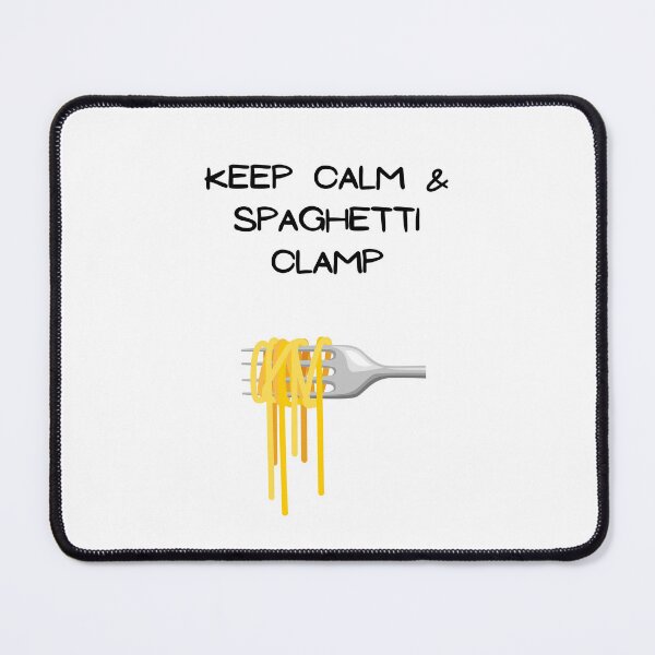Item preview, Keep calm and spaghetti clamp, Willow Days designed and sold by avit1.