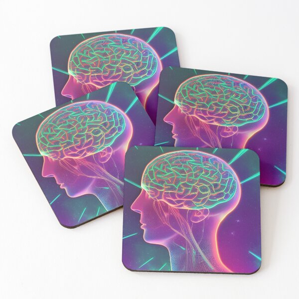 Item preview, Take Your Brain to Another Dimension No.6 - Astral Cosmic AI Illustration designed and sold by Recall-Design.