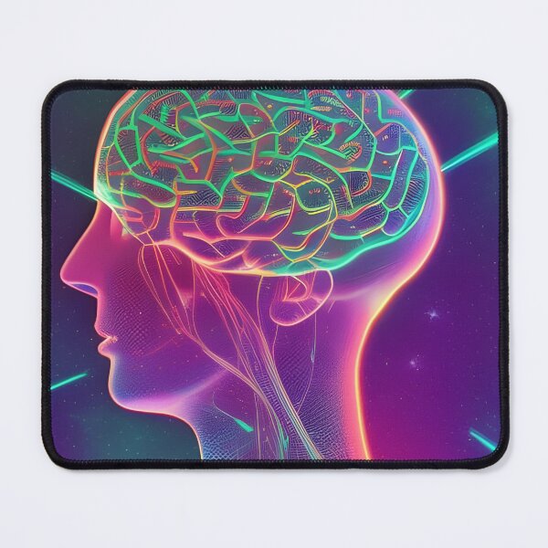 Item preview, Take Your Brain to Another Dimension No.6 - Astral Cosmic AI Illustration designed and sold by Recall-Design.