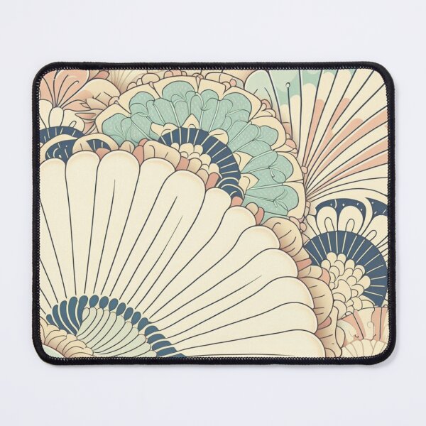 Item preview, 1970s Fan Pattern | Abstract Fans | Pastel Fans | Hand Fans | 1970s Fans Pattern | high resolution designed and sold by Synthetic-Intel.