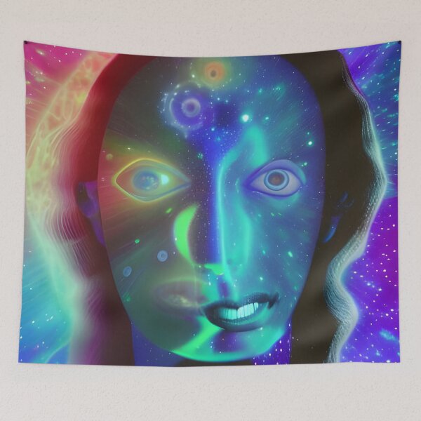 Item preview, Take Your Brain to Another Dimension No.7 - Astral Cosmic AI Illustration designed and sold by Recall-Design.