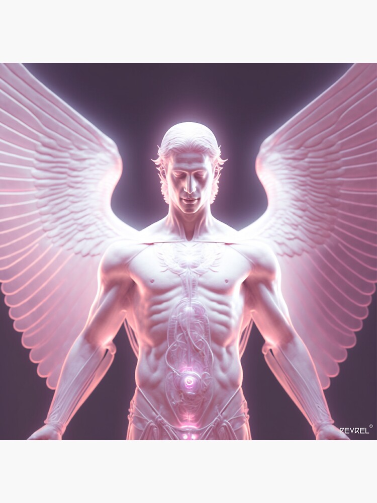 &ldquo;Archangel Chamuel&rdquo; Sticker for Sale by pevrel-art | Redbubble