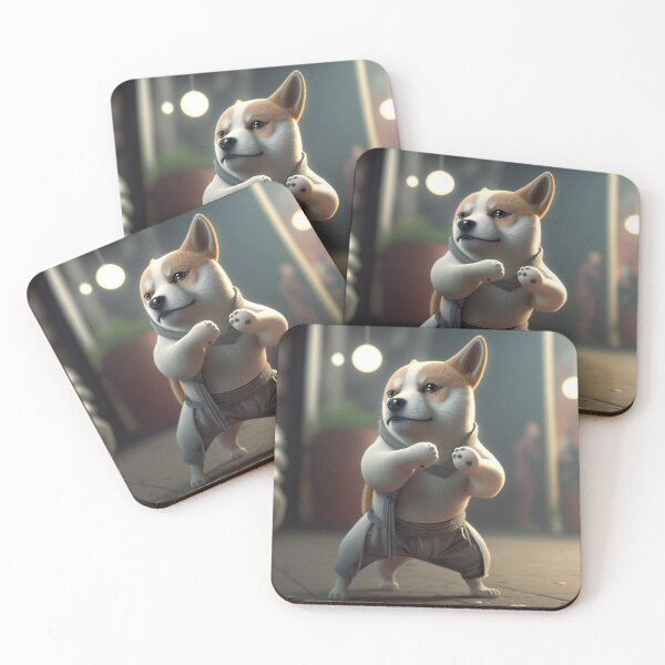 Item preview, Dog Mon Cuddling Puppy designed and sold by Black Owl Creatives.