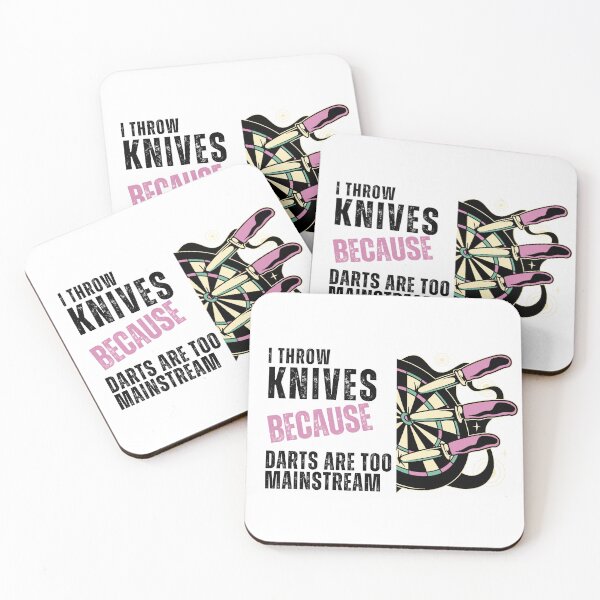 Item preview, I Throw Knives Because Darts are Too Mainstream Funny Knife Thrower designed and sold by Fun-T-Shirts.