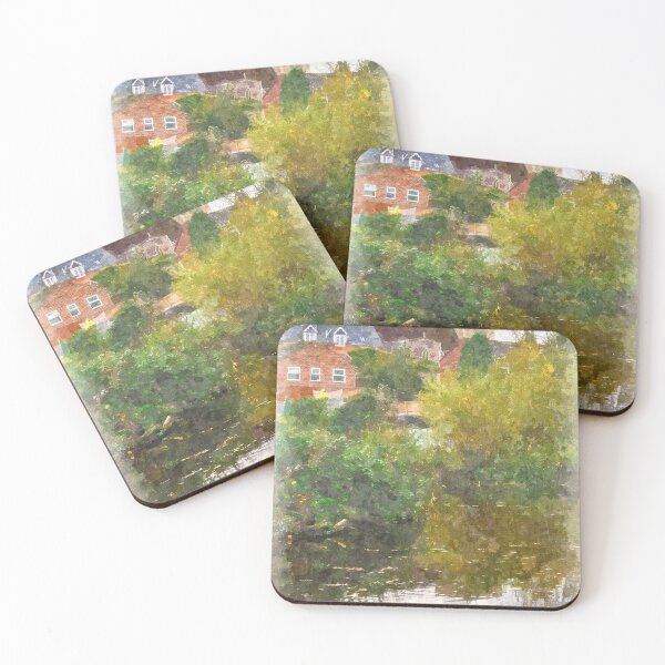 Item preview, Kintbury From the Canal a Digital Painting designed and sold by IanWL.