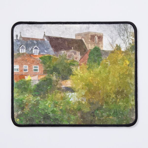 Item preview, Kintbury From the Canal a Digital Painting designed and sold by IanWL.