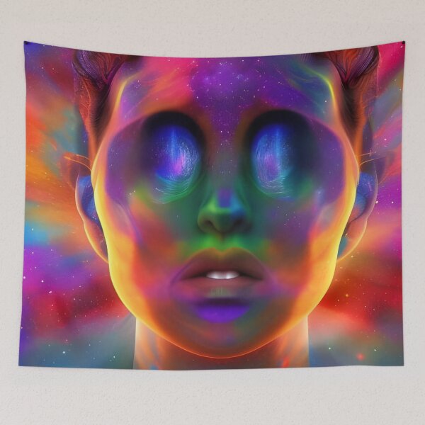 Item preview, Take Your Brain to Another Dimension No.9 - Astral Cosmic AI Illustration designed and sold by Recall-Design.