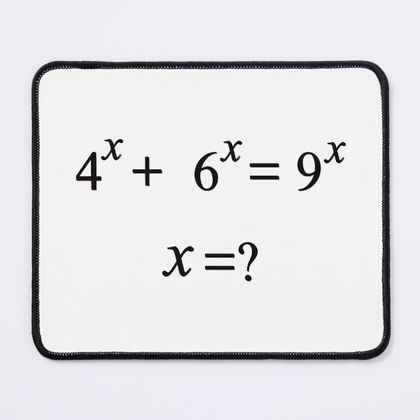Item preview, Exponential Equation Math Problem designed and sold by Ajmal Kp.
