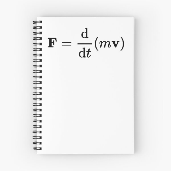 Item preview, newton second law, classical physics basics designed and sold by NoetherSym.