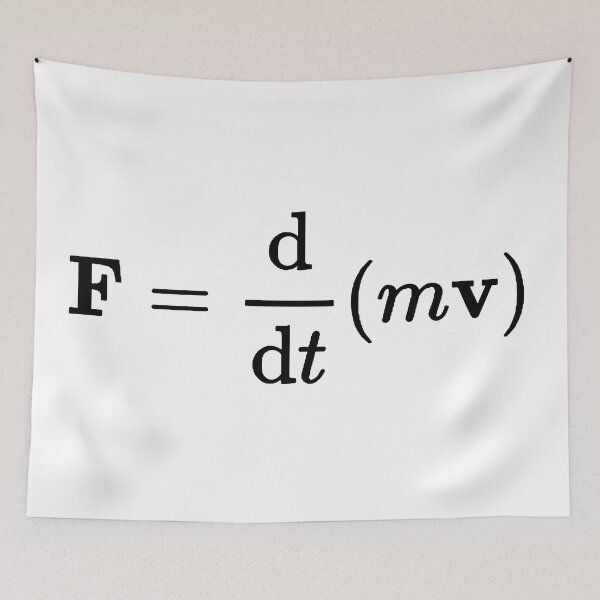 Item preview, newton second law, classical physics basics designed and sold by NoetherSym.