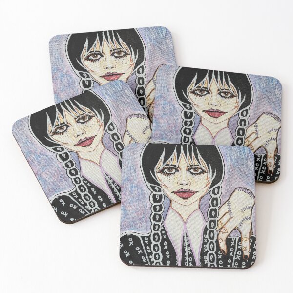 Item preview, "Wednesday & Thing" designed and sold by KamrynnDawnArt.