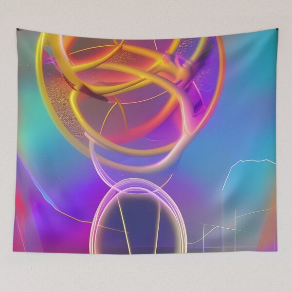 Item preview, Rhythmic Balanced Interchange between all Opposites No.2 - Astral Cosmic AI Illustration designed and sold by Recall-Design.