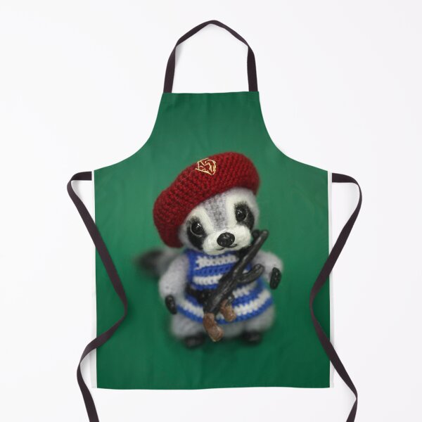 Item preview, Fighting raccoon crocheting toy with gun designed and sold by olena2552.