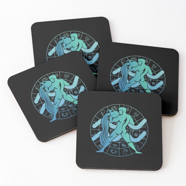 Item preview, Zodiac Aquarius with Zodiac Wheel designed and sold by Mila-Mawu.