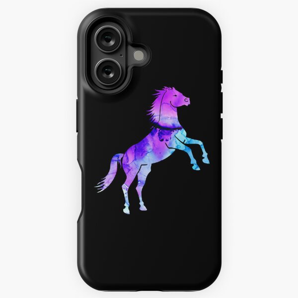 Aperçu de l'œuvre Aquarelle colorée de cheval créée et vendue par 37jlee.