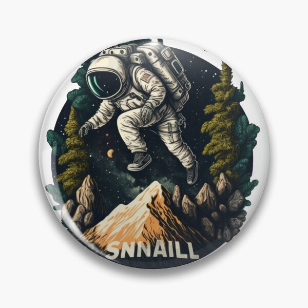 Item preview, astronaut climbing a boulder designed and sold by BrendaArts.