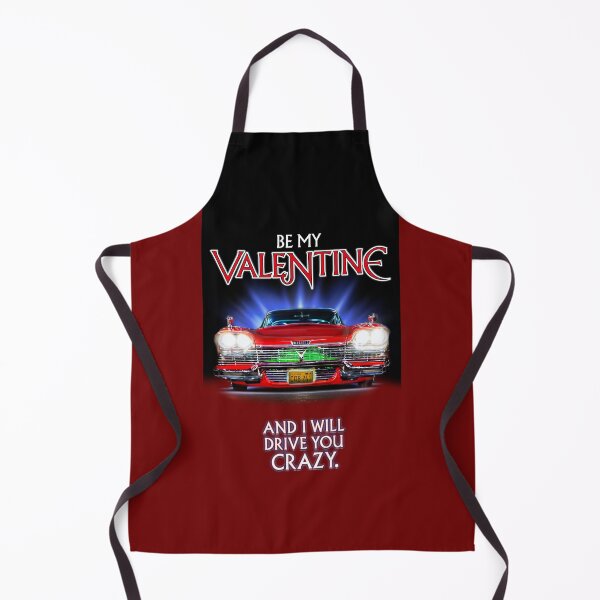 Artikelvorschau, Sei mein Valentinsgruß und ich werde dich verrückt machen - Christine Plymouth Fury - Vom klassischen Horrorfilm inspirierter Valentinstag entworfen und verkauft von RetroTeeStudio.