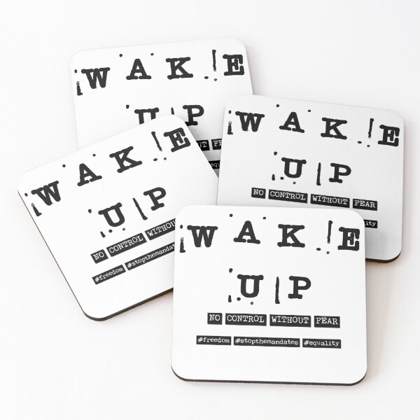 Item preview, WAKE UP Slogan Quote Message Design designed and sold by unitydesigneu.