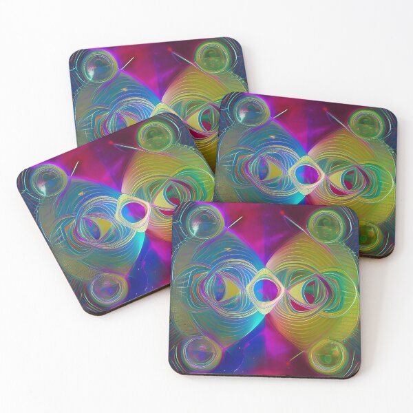 Item preview, Rhythmic Balanced Interchange between all Opposites No.4 - Astral Cosmic AI Illustration designed and sold by Recall-Design.