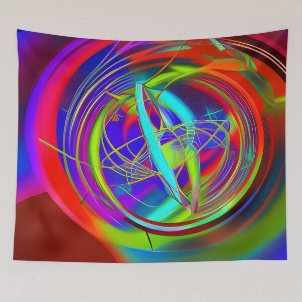 Item preview, Rhythmic Balanced Interchange between all Opposites No.5 - Astral Cosmic AI Illustration designed and sold by Recall-Design.