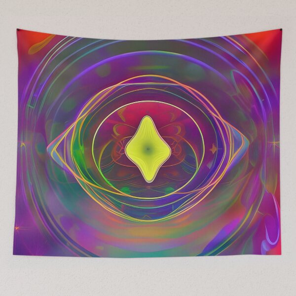 Item preview, Rhythmic Balanced Interchange between all Opposites No.6 - Astral Cosmic AI Illustration designed and sold by Recall-Design.