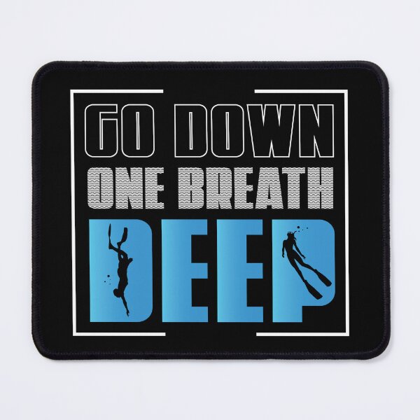 Item preview, One Breath Deep Funny Freediving Ocean designed and sold by StrongShirts.
