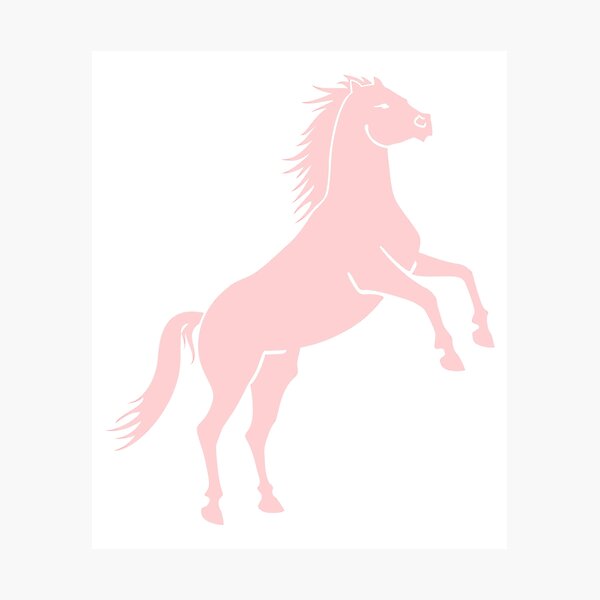 Aperçu de l'œuvre Cheval Rose Pastel créée et vendue par 37jlee.