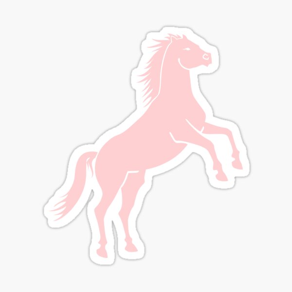 Aperçu de l'œuvre Cheval Rose Pastel créée et vendue par 37jlee.