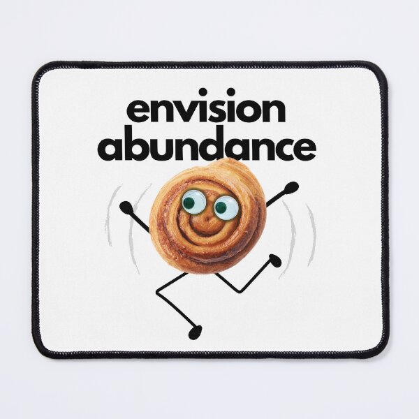 Item preview, Envision Abundance Funny Bun (black text version) designed and sold by JCMCDesigns.