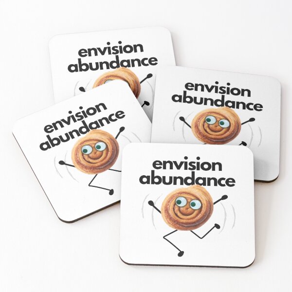 Item preview, Envision Abundance Funny Bun (black text version) designed and sold by JCMCDesigns.