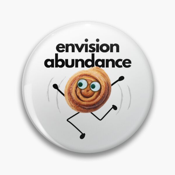 Item preview, Envision Abundance Funny Bun (black text version) designed and sold by JCMCDesigns.