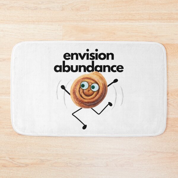 Item preview, Envision Abundance Funny Bun (black text version) designed and sold by JCMCDesigns.