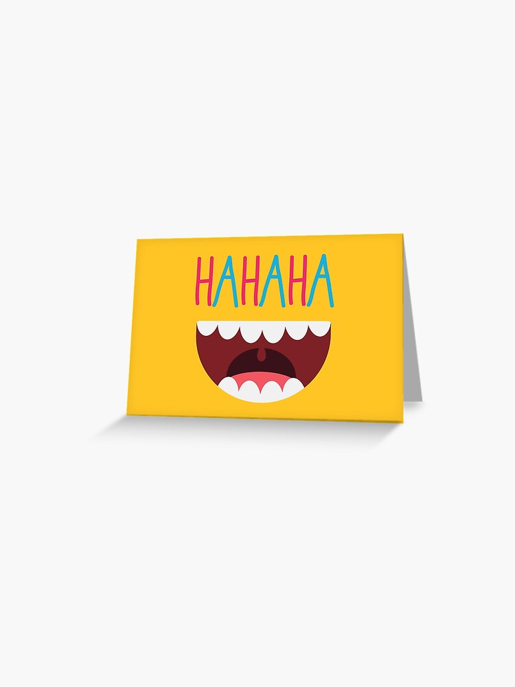 Hahahahahaha So Awesome Greeting Card