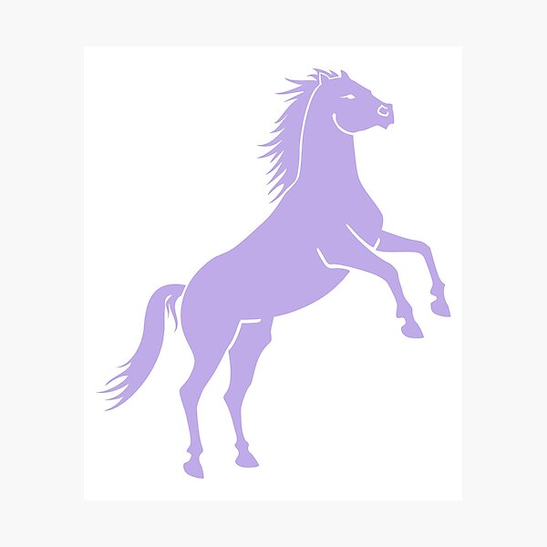 Aperçu de l'œuvre Cheval Pastel Violet créée et vendue par 37jlee.