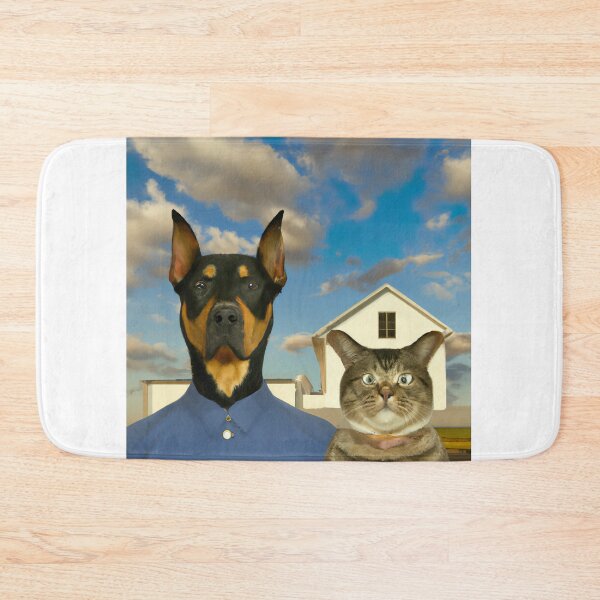 Item preview, American Gothic Dog and Cat Design designed and sold by unitydesigneu.