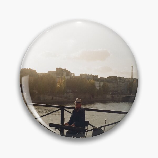 Item preview, Pianist at River Seine, Paris on film  designed and sold by brishootsfilm.