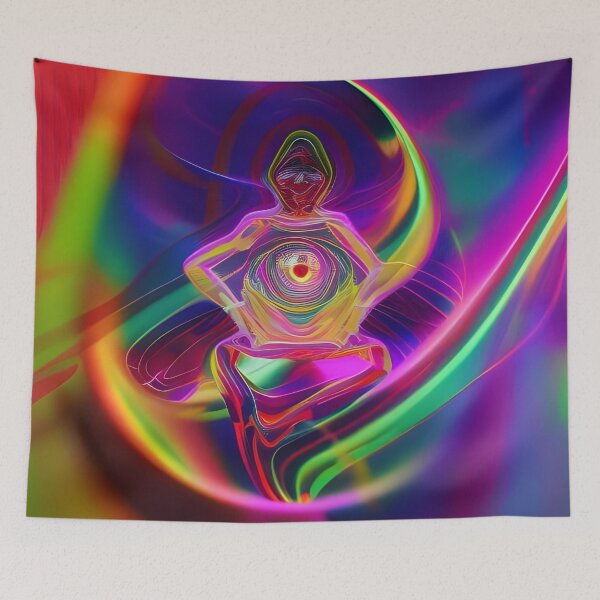 Item preview, Rhythmically Balanced No.1 - Astral Cosmic AI Illustration designed and sold by Recall-Design.