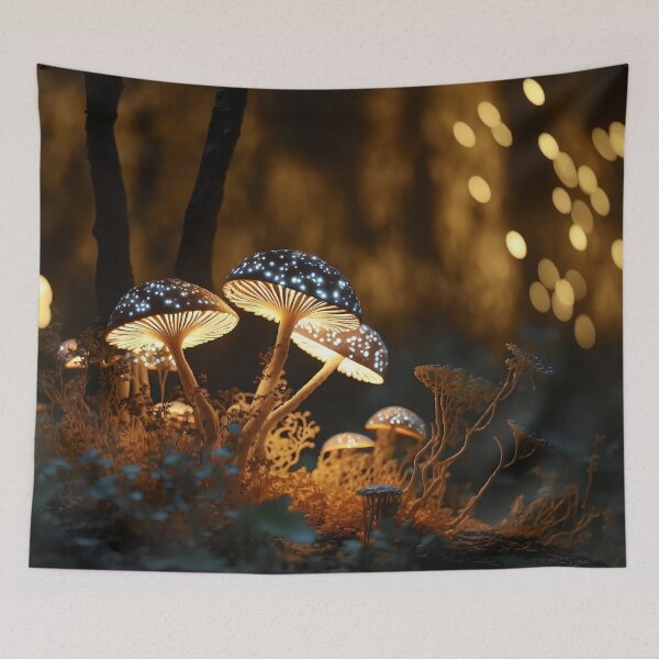 Item preview, Glowing mushrooms 8 designed and sold by Red Witch Art.