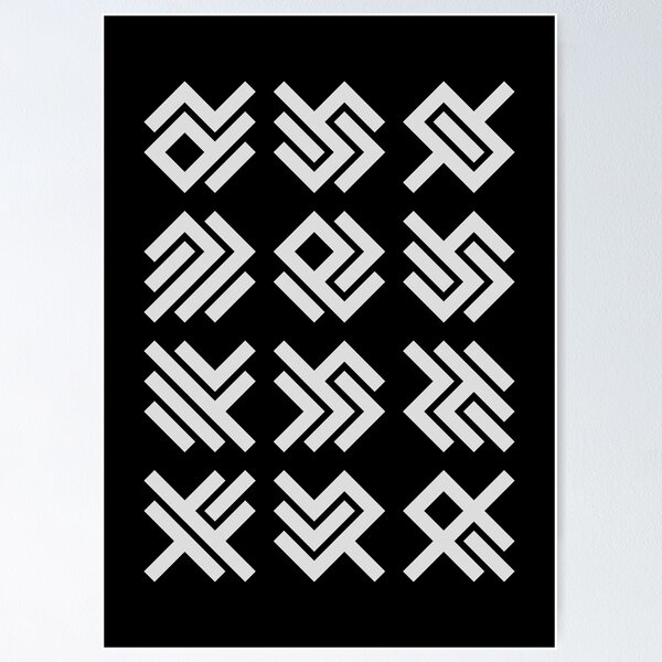 Item preview, Asemic Glyphs designed and sold by IuriiVlasenko.