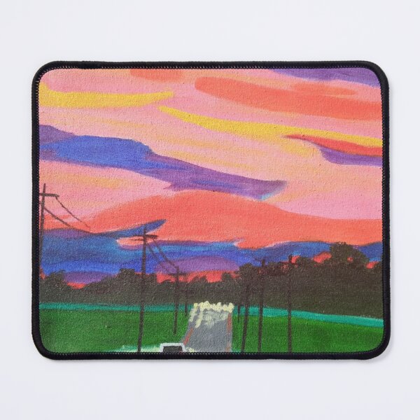 Item preview, "Electric Avian Voyage: A Car's Journey Through Nature's Beauty" designed and sold by Sparkline.