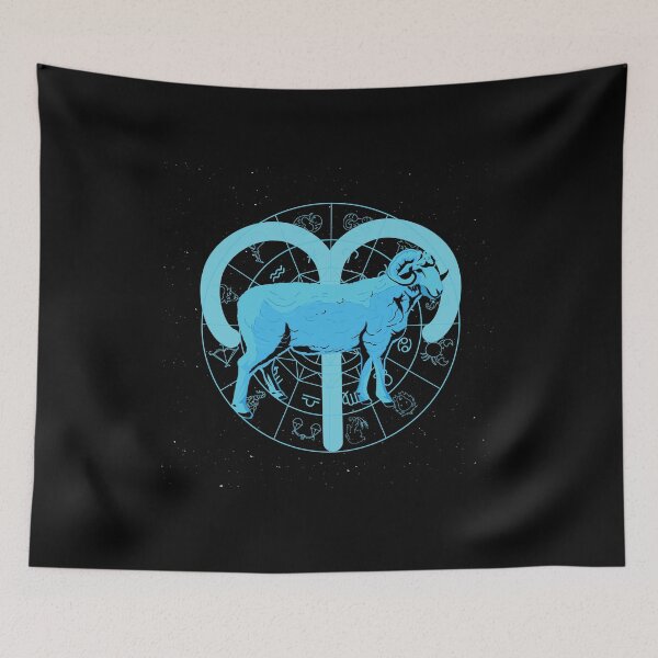 Item preview, Zodiac Aries with Zodiac Wheel designed and sold by Mila-Mawu.