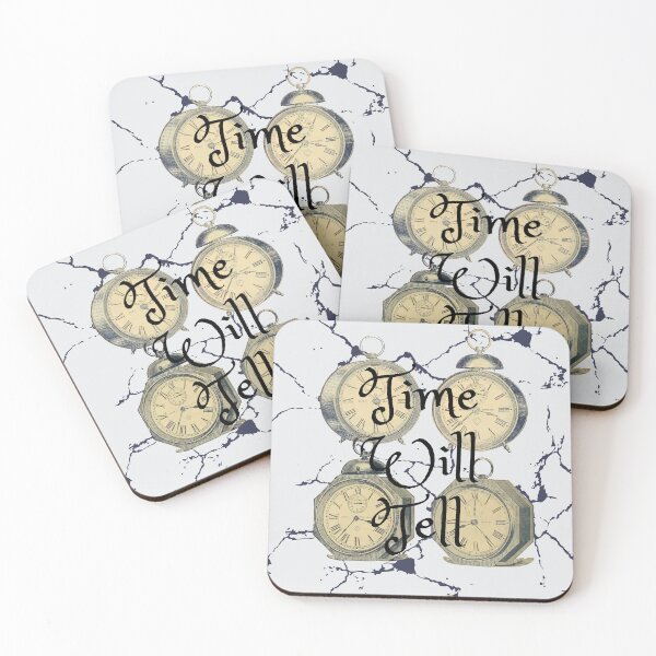Item preview, Time Will tell with fourclock and cracked background  designed and sold by GREENTAGs.