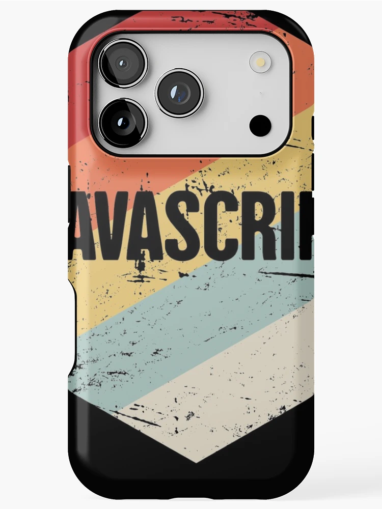 Thumbnail 1 of 4, iPhone Case, Retro JavaScript Programming Language Icon designed and sold by Jam Jar.