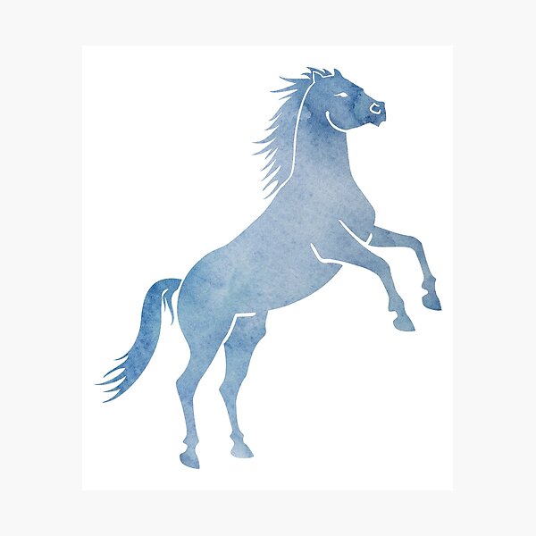 Aperçu de l'œuvre Cheval Aquarelle créée et vendue par 37jlee.