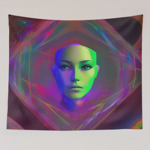 Item preview, Rhythmically Balanced No.3 - Astral Cosmic AI Illustration designed and sold by Recall-Design.
