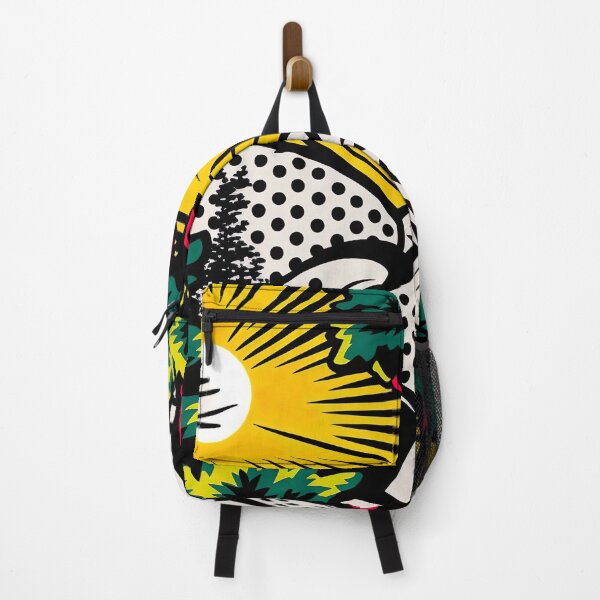 Item preview, Nature Pop Art: a vibrant landscape in the spirit of Roy Lichtenstein designed and sold by Papouilles.