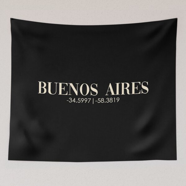Item preview, CITY OF BUENOS AIRES, latitude longitude designed and sold by angelisart.