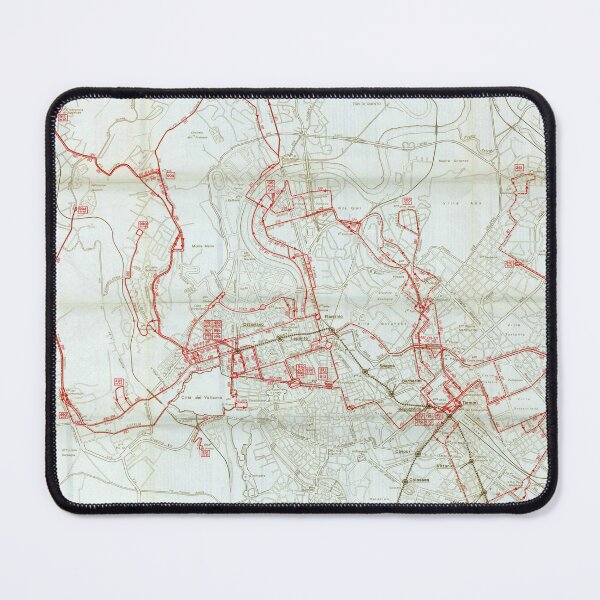 Item preview, Old bus map of Rome designed and sold by LaVilleNouvelle.