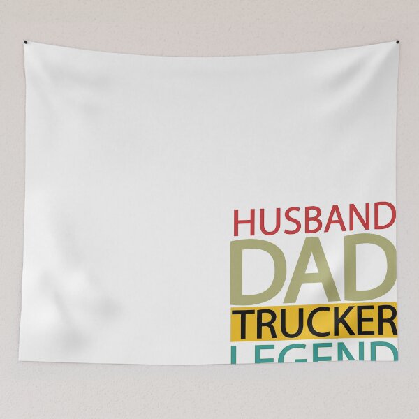 Item preview, Husband Dad Trucker Legend by Mehroz designed and sold by FunPurchase.